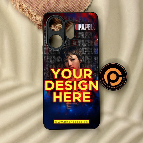 Vivo V60 - Customize Your Own - Premium Metal Printed Soft Bumper Shock Proof Case