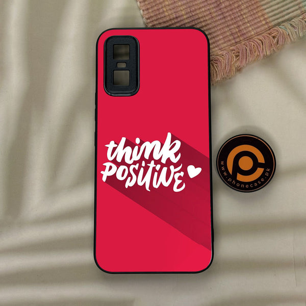 Infinix GT 30 Pro - Think Positive Design - Premium Metal Printed Soft Bumper Shock Proof Case