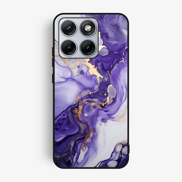 Motorola Edge 70 Fusion - Liquid 2.0 Design 2 - Premium Metal Printed Soft Bumper Shock Proof Case