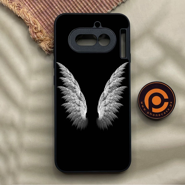 Nothing Phone 4a - Angel Wings Design 6 - Premium Metal Printed Soft Bumper Shock Proof Case