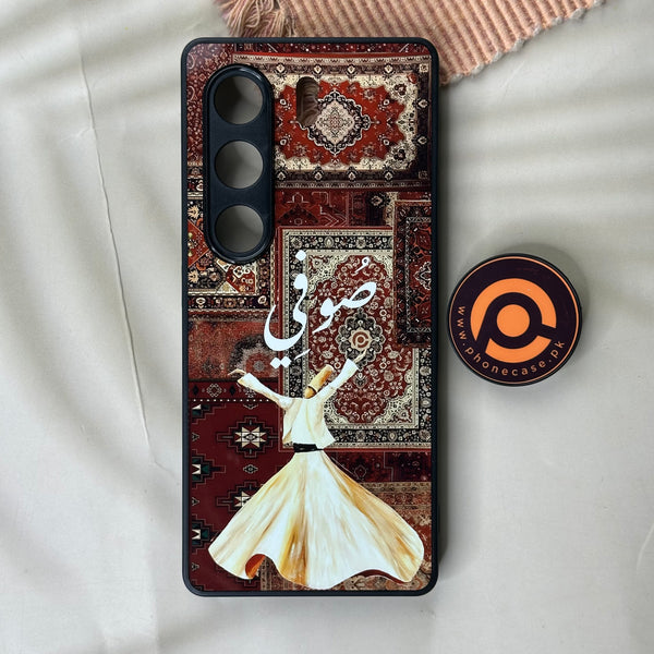 Tecno Camon 40 Pro - Persian Calligraphy Art 05 - Sufi (صُوفِيّ)  - Premium Metal Printed Soft Bumper Shockproof Case CS-42920