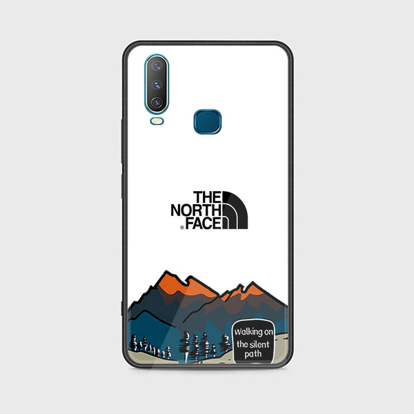 Vivo Y15 - The North Face Design 5- Premium Printed Glass soft Bumper shock Proof Case CS-13149