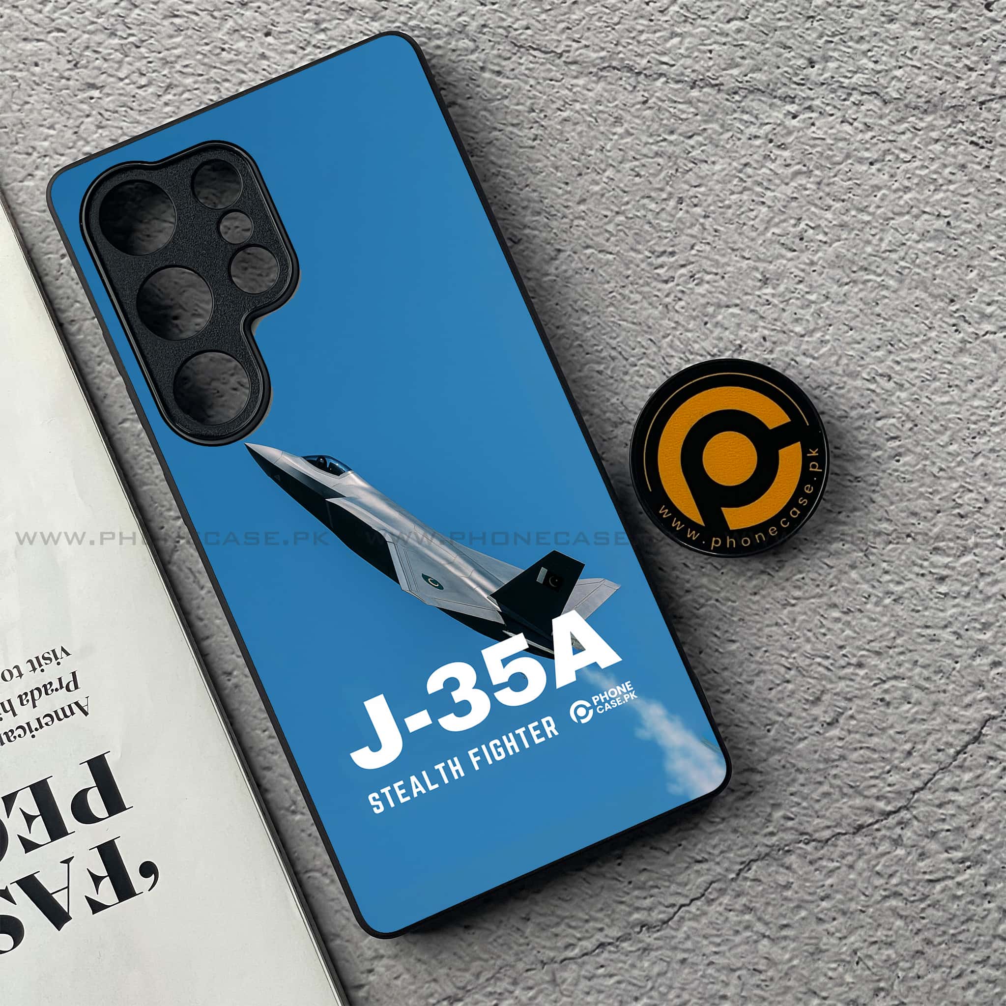Samsung Galaxy S25 Ultra - PAF Jet Series - Premium Printed Metal soft Bumper shock Proof Case
