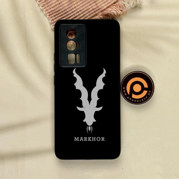 Xiaomi Redmi K60 Pro - Markhor Design 9 - Premium Metal Printed Soft Bumper Shock Proof Case