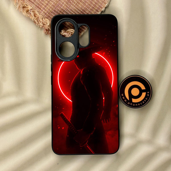 Vivo V60 - Ninja Design 4 - Premium Metal Printed Soft Bumper Shock Proof Case