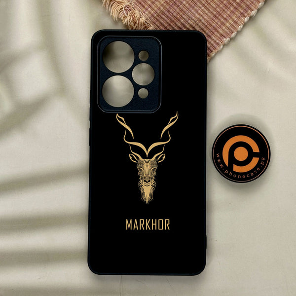 Realme 15 - Markhor Design 3 - Premium Metal Printed Soft Bumper Shock Proof Case