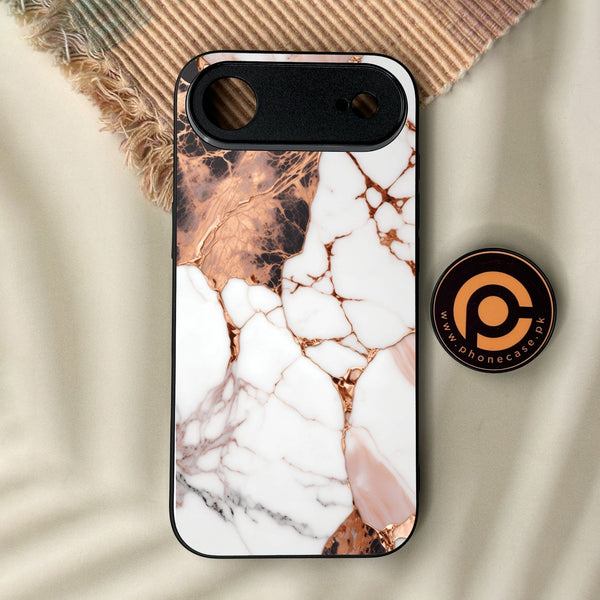 iPhone Air - Liquid Marble Design 5 - Premium Metal Printed Soft Bumper Shock Proof Case