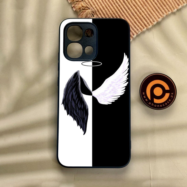 Oppo A6 Pro - Angel 2.0 Design 5 - Premium Metal Printed Soft Bumper Shock Proof Case