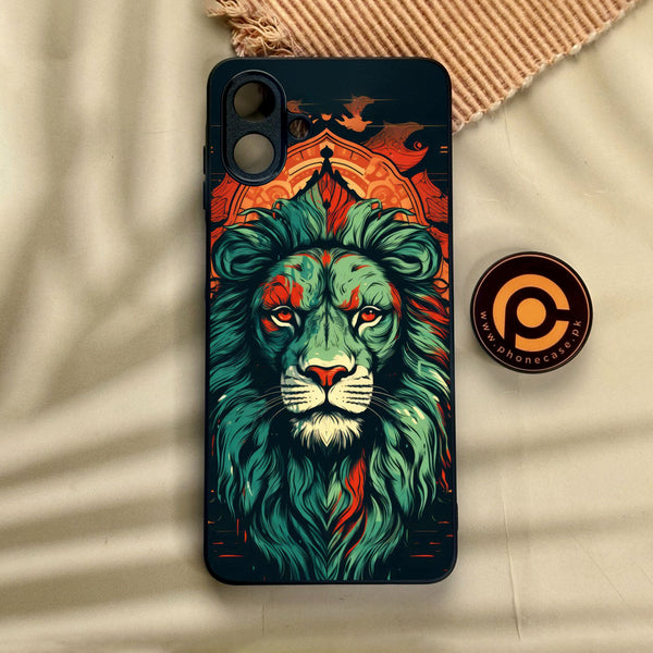 Samsung Galaxy A07 - Tiger 2.0 Design 2 - Premium Metal Printed Soft Bumper Shock Proof Case
