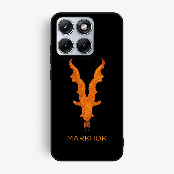 Motorola Edge 70 Fusion - Markhor Design 12 - Premium Metal Printed Soft Bumper Shock Proof Case