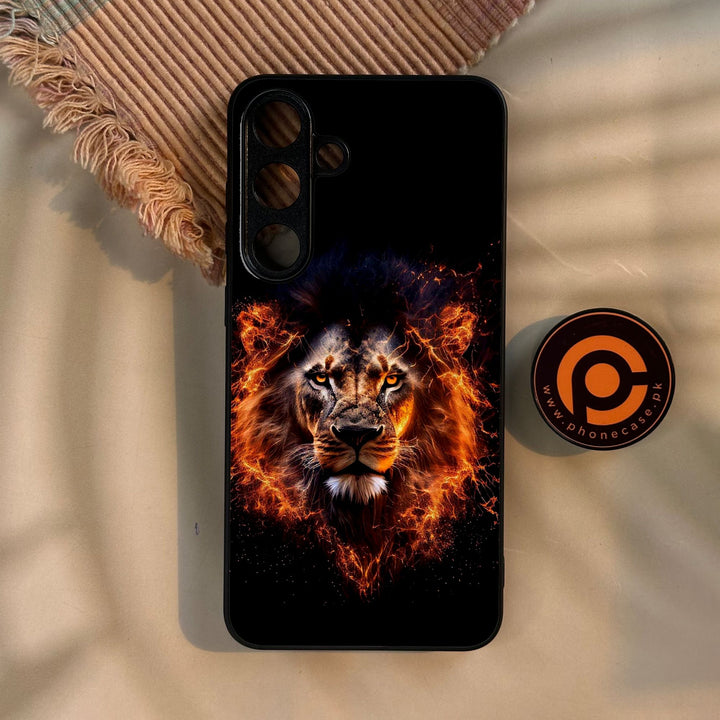 Galaxy S25 Plus - Tiger 2.0 Design 7 - Premium Metal Printed Soft Bumper Shock Proof Case