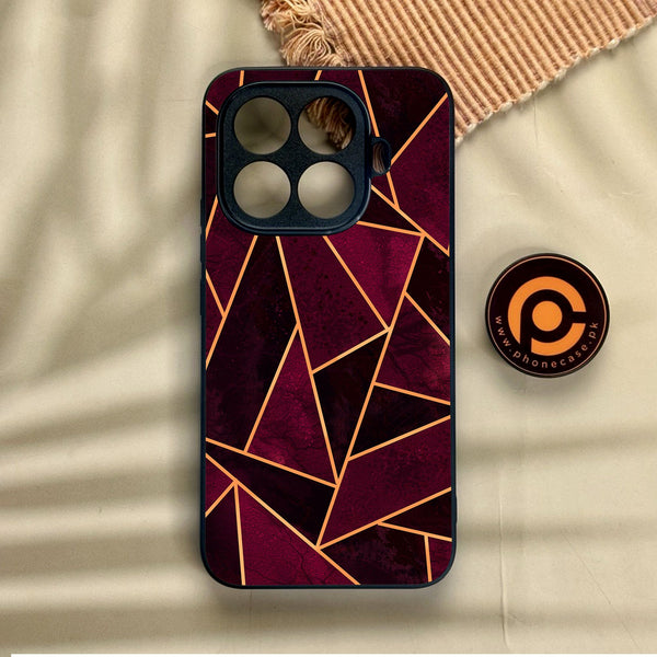 Xiaomi 15T Pro - Geometric Design 7 - Premium Metal Printed Soft Bumper Shock Proof Case