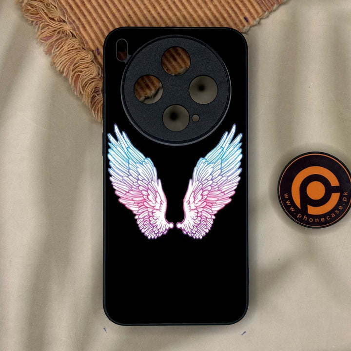 Vivo X300 - Angel Wings Design 8 - Premium Metal Printed Soft Bumper Shock Proof Case
