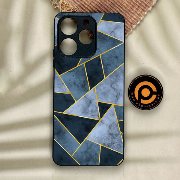 Realme Note 70 - Geometric Design 3 - Premium Metal Printed Soft Bumper Shock Proof Case