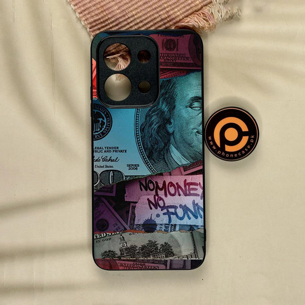 Xiaomi Redmi 15C - Dollar Design 8 - Premium Metal Printed Soft Bumper Shock Proof Case