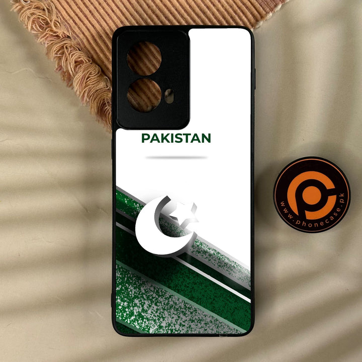 Motorola Edge 2024 - Pakistani Flag Design 10 - Premium Metal Printed Soft Bumper Shock Proof Case