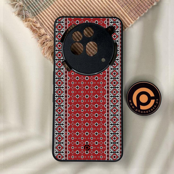 Nothing Phone 3a Pro - Ajrak 12 - Premium Metal Printed Soft Bumper Shock Proof Case
