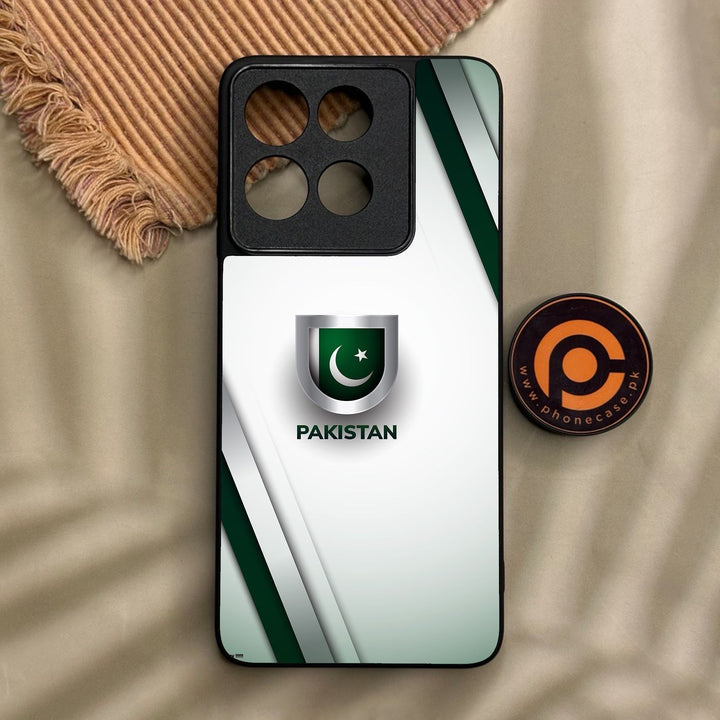 Motorola Moto G56 - Pakistani Flag Design 2 - Premium Metal Printed Soft Bumper Shock Proof Case