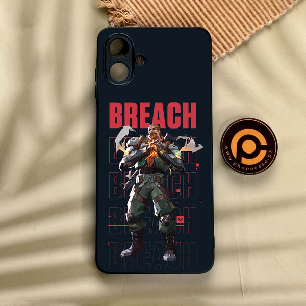 Samsung Galaxy A07 - Battle-Ready Design 6 - Premium Metal Printed Soft Bumper Shock Proof Case