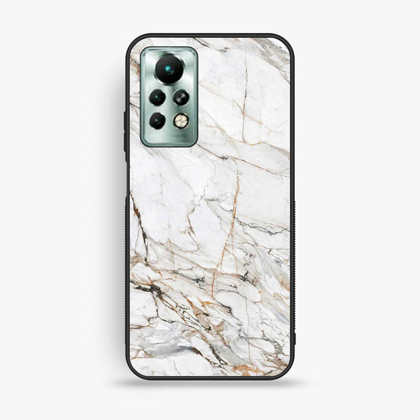 Infinix Note 11 Pro - White Design 6 - Premium Metal Printed Soft Bumper Shock Proof Case
