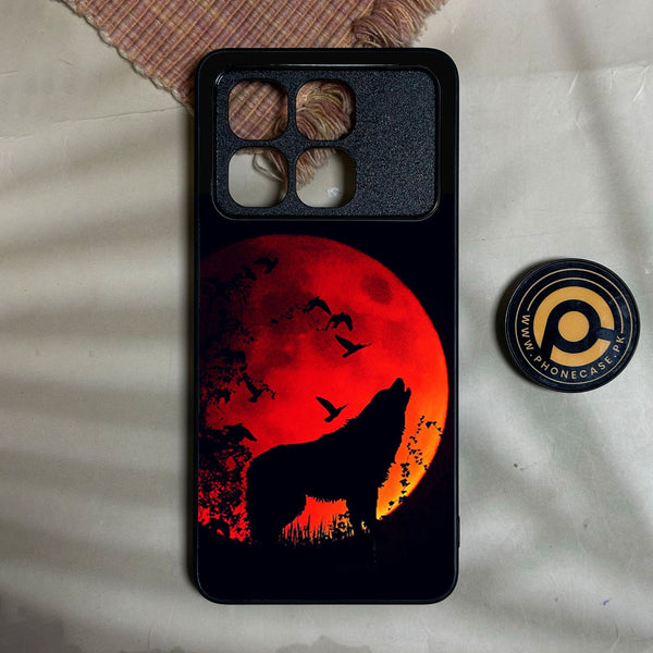Redmi K70 Ultra - Wolf Design 1 - Premium Metal Printed Soft Bumper Shock Proof Case