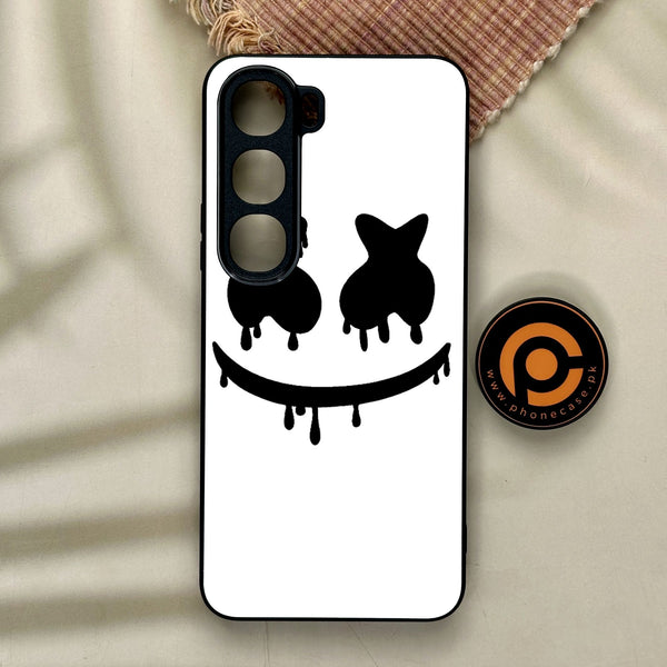 Vivo Y21d - Marshmello Face - Premium Metal Printed Soft Bumper Shock Proof Case