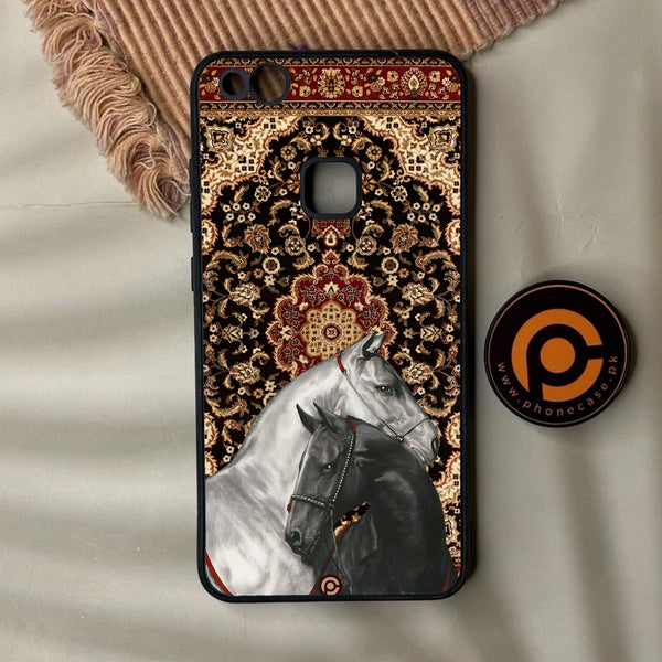 Huawei P10 Lite - Horse Heritage - Premium Metal Printed Soft Bumper Shock Proof Case