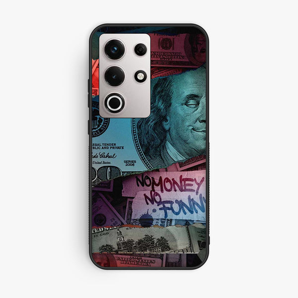 Itel S25 Ultra - Dollar Design 8 - Premium Metal Printed Soft Bumper Shock Proof Case