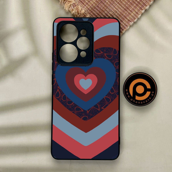 Realme 15 Pro - Heart 2.0 Design 2 - Premium Metal Printed Soft Bumper Shock Proof Case