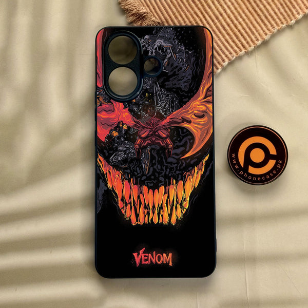 Vivo V60 Lite  - Venom Case - Premium Metal Printed Soft Bumper Shock Proof Case