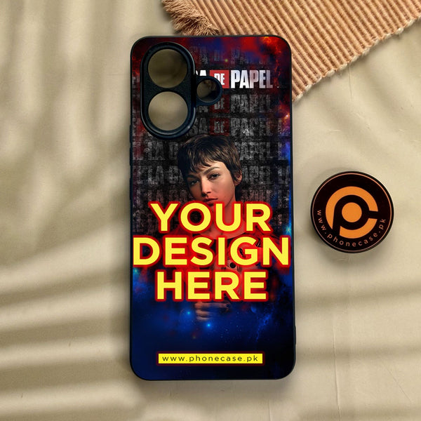 Vivo V60 Lite  - Customize Your Own - Premium Metal Printed Soft Bumper Shock Proof Case