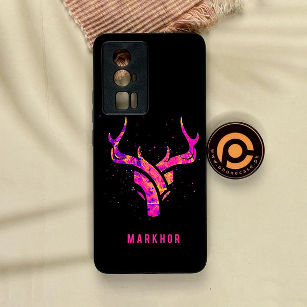Xiaomi Redmi K60 Pro - Markhor Design 6 - Premium Metal Printed Soft Bumper Shock Proof Case
