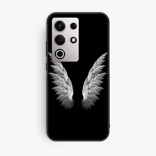 Itel S25 Ultra - Angel Wings Design 6 - Premium Metal Printed Soft Bumper Shock Proof Case