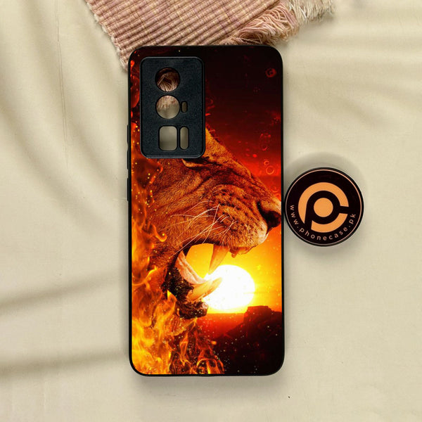 Xiaomi Redmi K60 Pro - Tiger Design 1 - Premium Metal Printed Soft Bumper Shock Proof Case