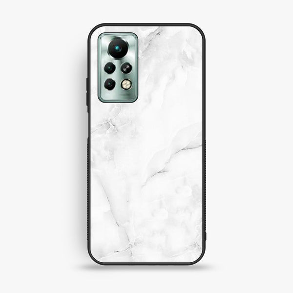 Infinix Note 11 Pro - White Design 5 - Premium Metal Printed Soft Bumper Shock Proof Case