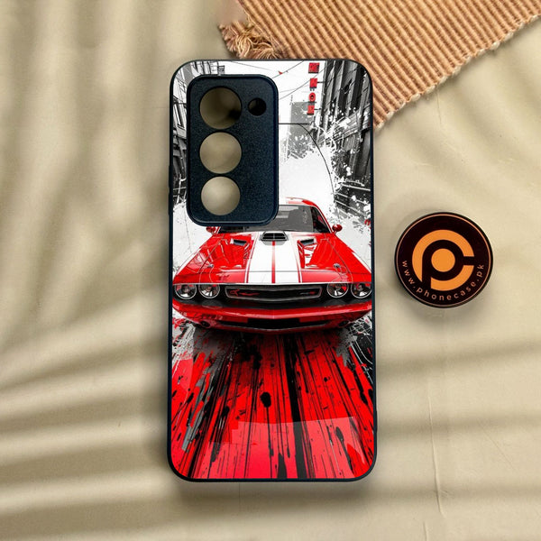 Xiaomi Redmi 15 - Red Muscle Car Thrill - Premium Metal Printed Soft Bumper Shock Proof Case