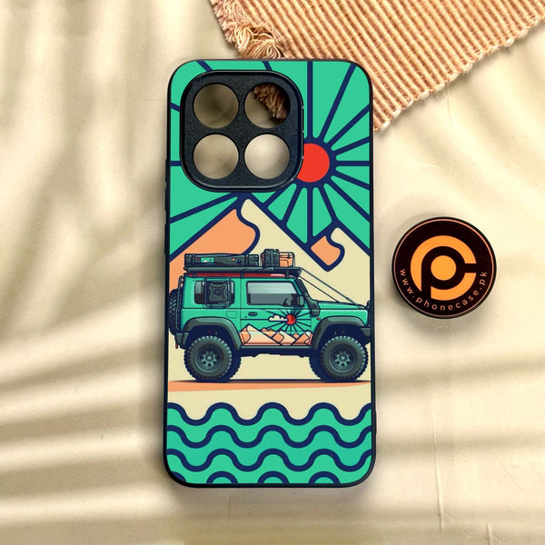 Xiaomi 15T - Suzuki Jimny Design - Premium Metal Printed Soft Bumper Shock Proof Case