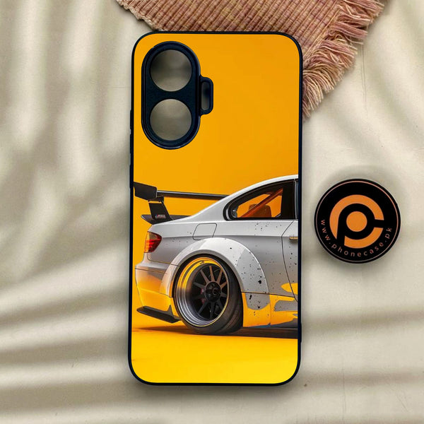 Xiaomi Redmi Turbo 4 Pro - M3 Gt2 Racing Car - Premium Metal Printed Soft Bumper Shock Proof Case