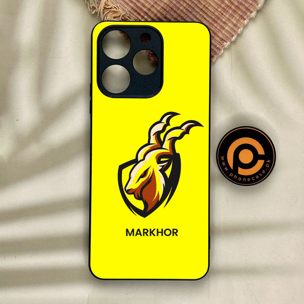 Realme Note 70 - Markhor Design 8 - Premium Metal Printed Soft Bumper Shock Proof Case