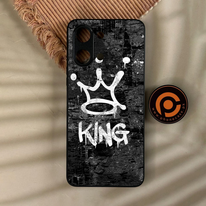 Vivo Y11d - King Design 8 - Premium Metal Printed Soft Bumper Shock Proof Case
