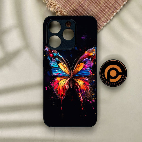 Realme 15T - Butterflies Design 7 - Premium Metal Printed Soft Bumper Shock Proof Case