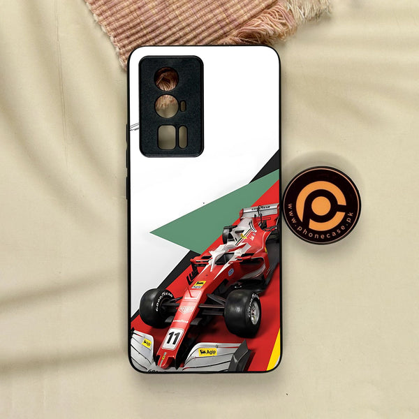 Xiaomi Redmi K60 Pro - Formula 1 Design 3 - Premium Metal Printed Soft Bumper Shock Proof Case
