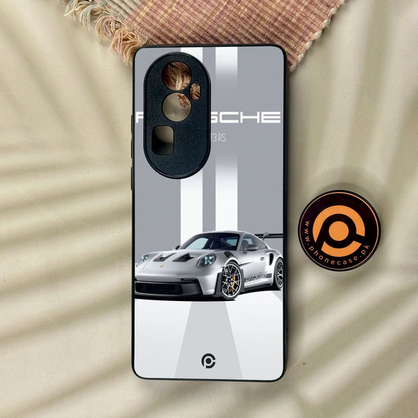 Oppo Reno 10 Pro Plus - Porsche Gt3 Rs Thrill - Premium Metal Printed Soft Bumper Shock Proof Case