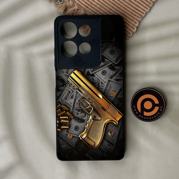 Motorola Moto G75 - Dollar Design 7 - Premium Metal Printed Soft Bumper Shock Proof Case