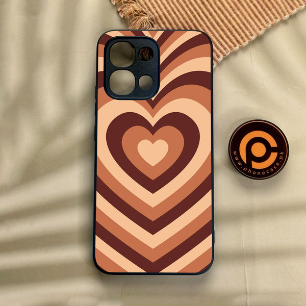 Oppo A6 Pro - Heartbeat Design 2 - Premium Metal Printed Soft Bumper Shock Proof Case