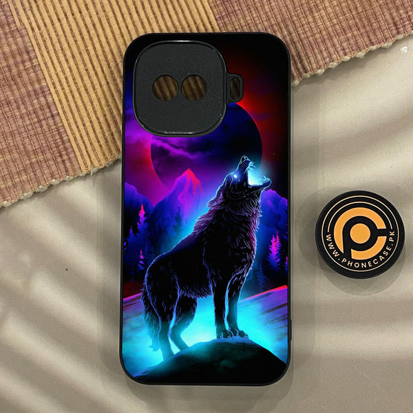 iQoo Z11 Turbo - Wolf Design 2 - Premium Metal Printed Soft Bumper Shock Proof Case