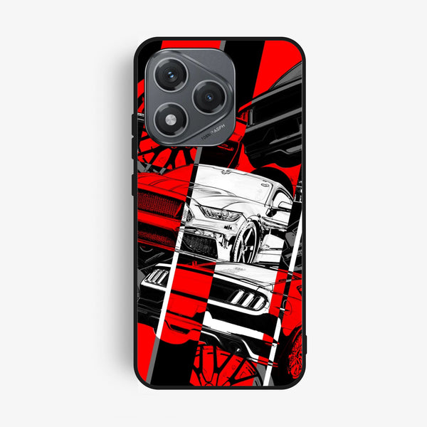 Honor 400 Lite - Racing Series 2.0 Design 6 - Premium Metal Printed Soft Bumper Shock Proof Case