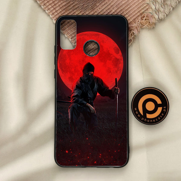 Honor 9X Lite - Ninja Design 10 - Premium Metal Printed Soft Bumper Shock Proof Case