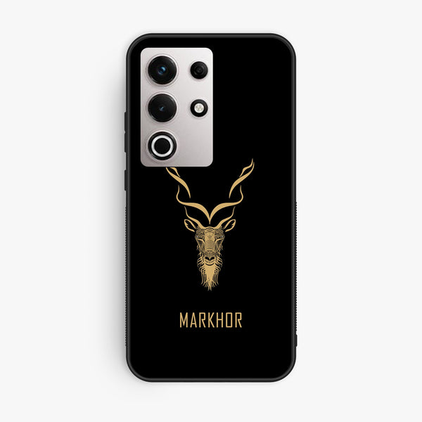 Itel S25 Ultra - Markhor Design 3 - Premium Metal Printed Soft Bumper Shock Proof Case