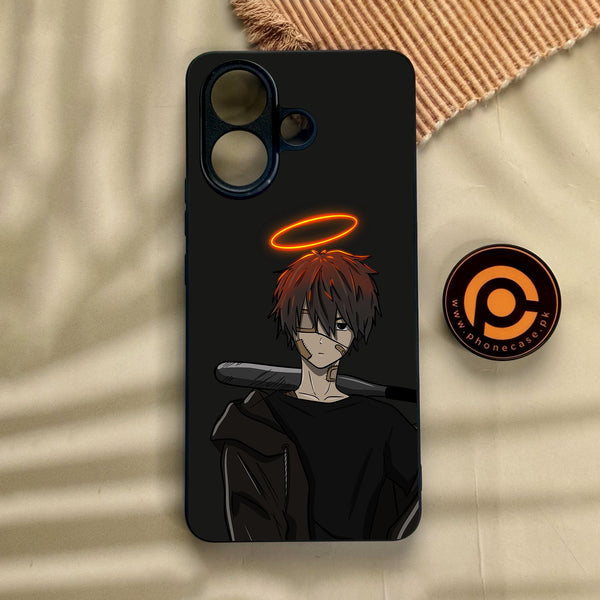 Vivo V60 Lite  - Anime Series Design 6 - Premium Metal Printed Soft Bumper Shock Proof Case